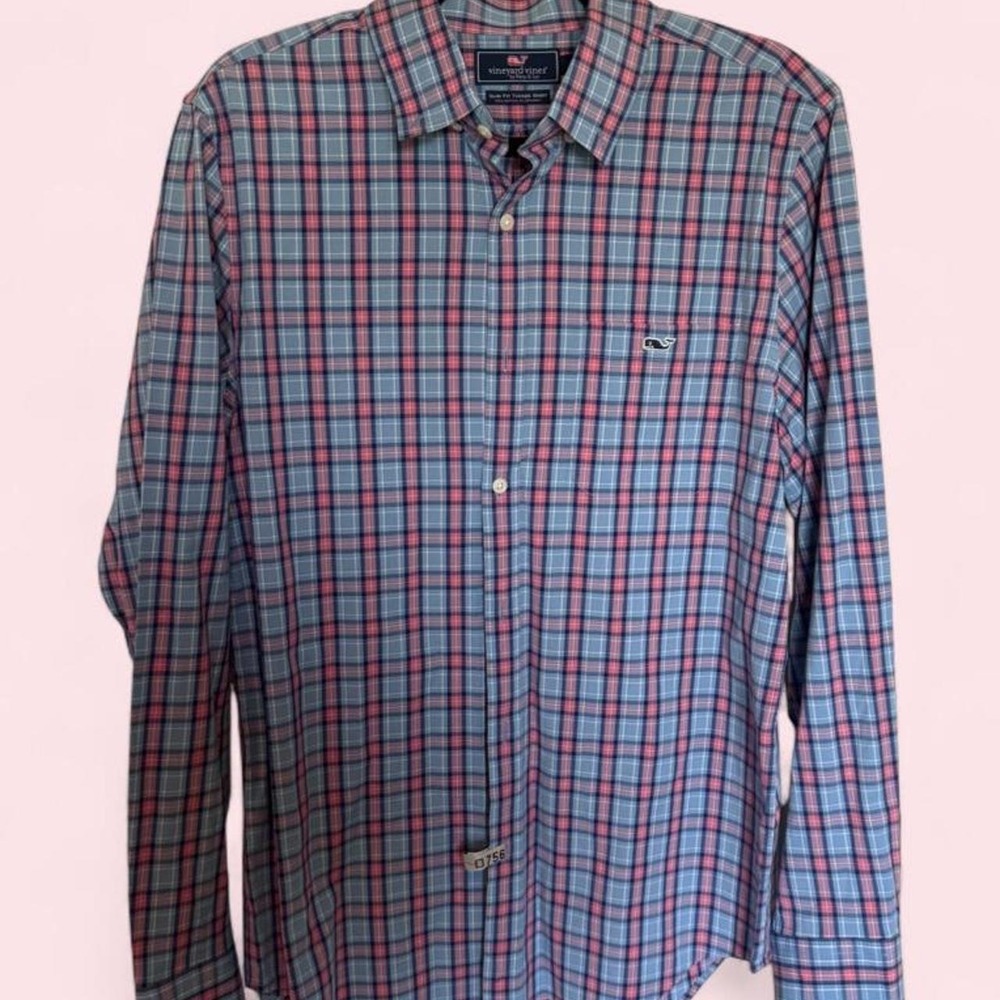 Vineyard Vines Slim Fit Tucker Shirt — Size M